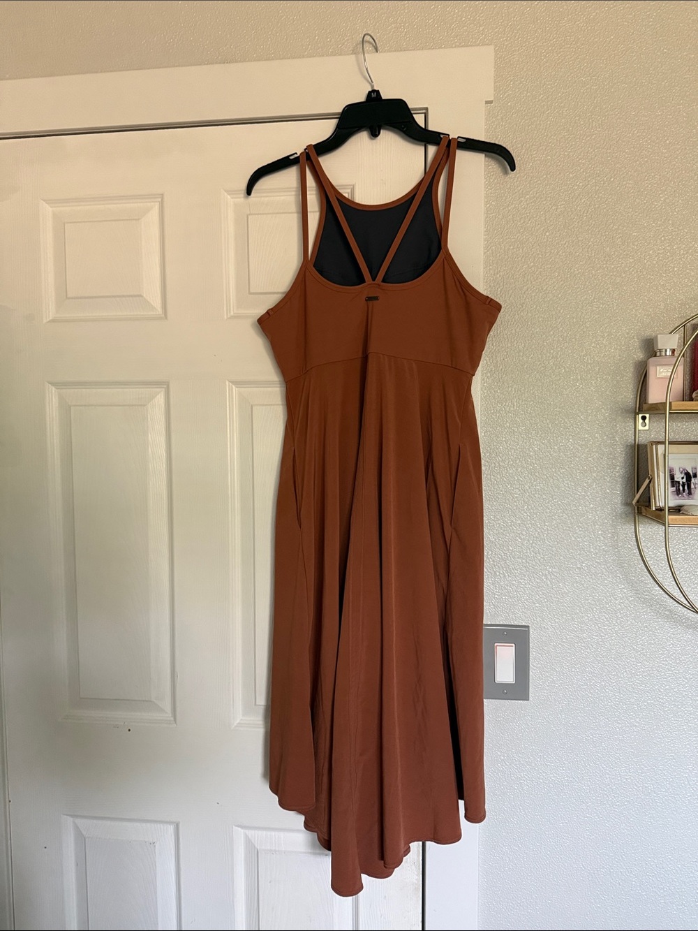 prAna - Railay High Low Dress Athletic Dress in rust color women size L like new - Picture 4 of 9